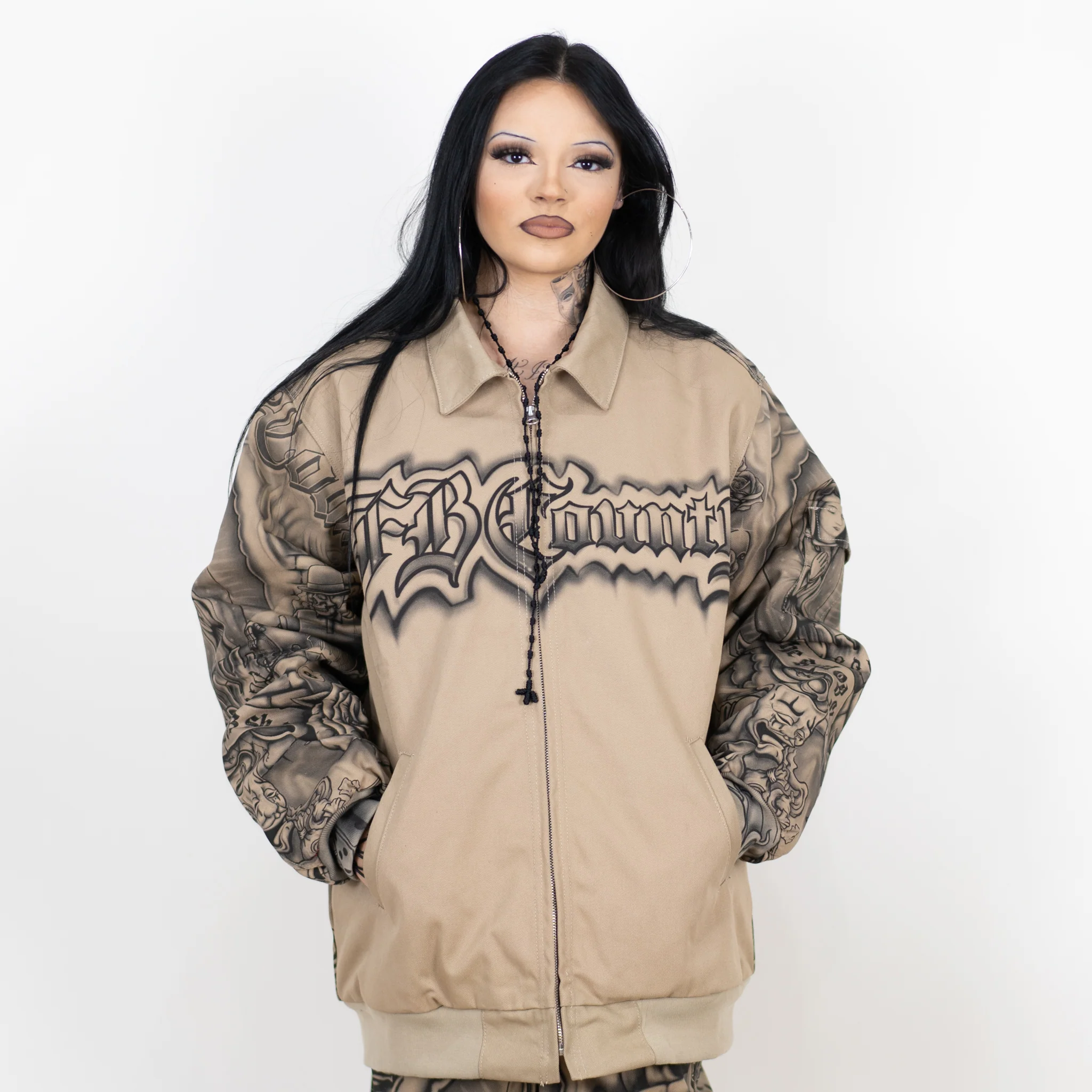 FB County 50/50 Inked Up Mechanics Jacket - Image 4