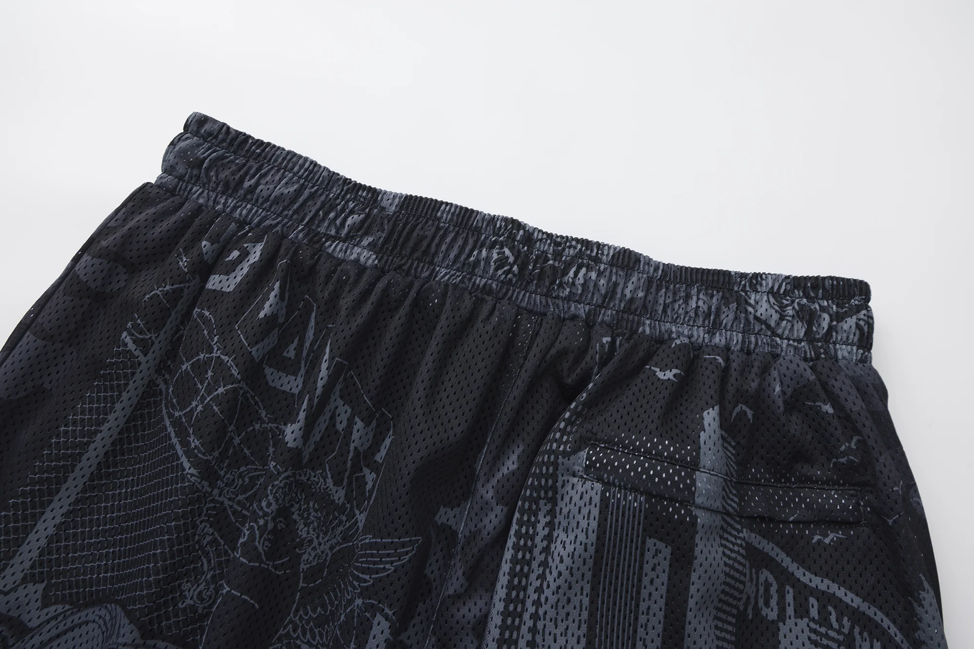 FB County Graffiti Mesh Shorts - Image 11