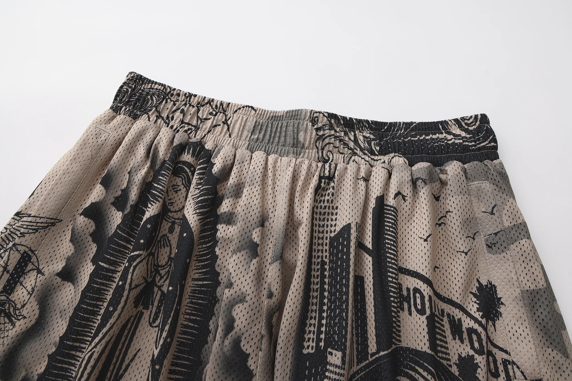 FB County Graffiti Mesh Shorts - Image 29