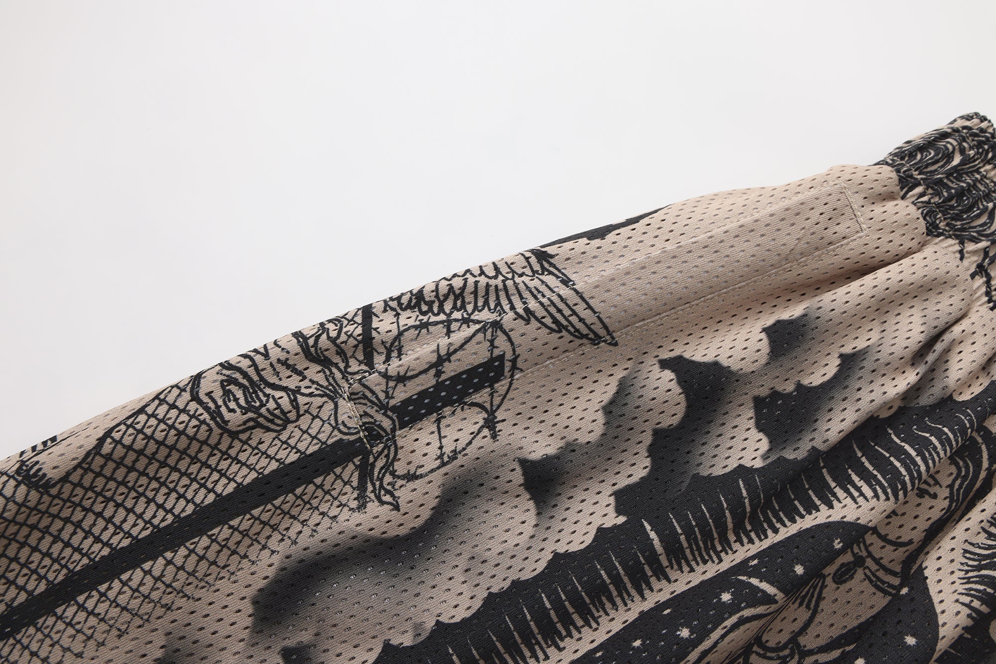 FB County Graffiti Mesh Shorts - Image 32