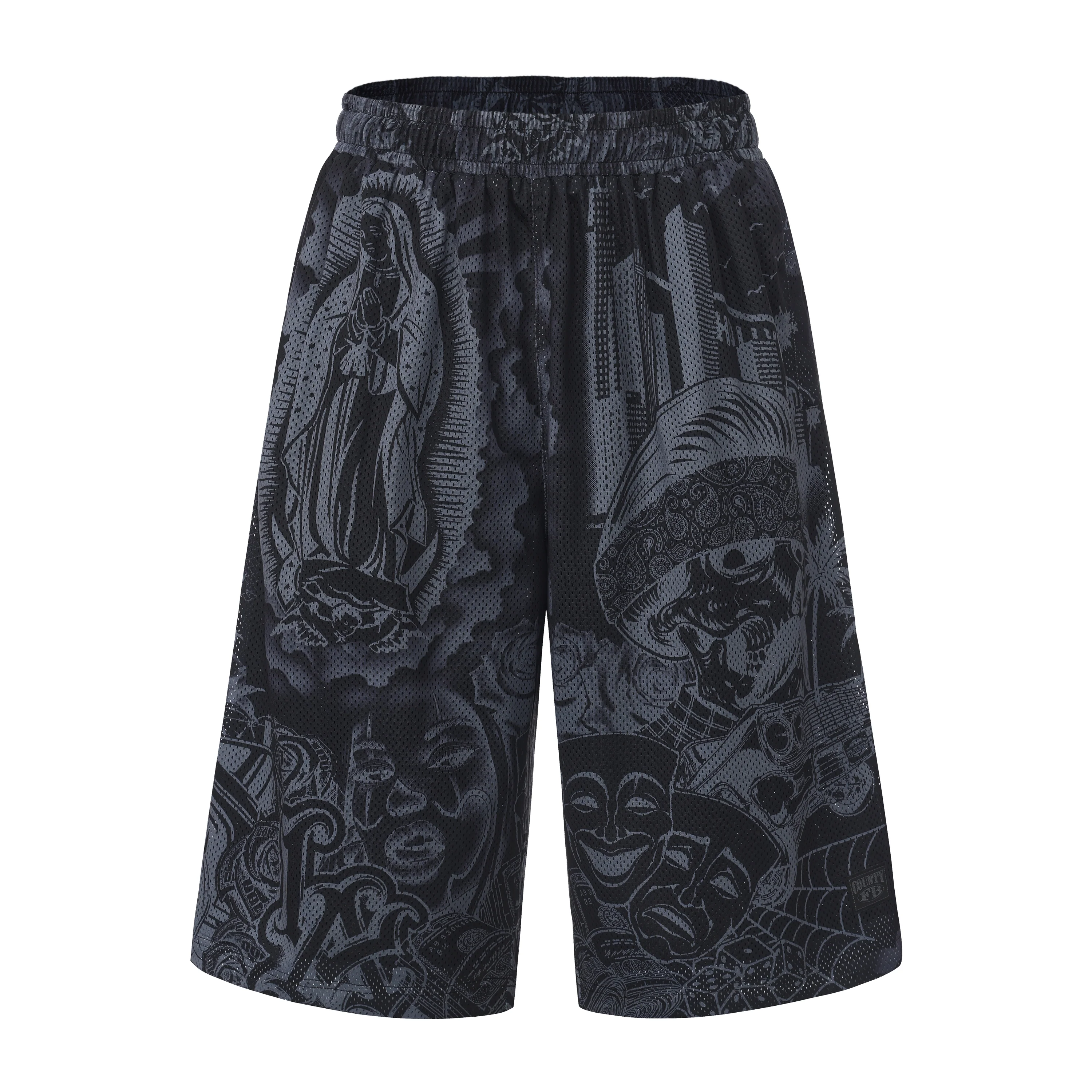 FB County Graffiti Mesh Shorts - Image 5