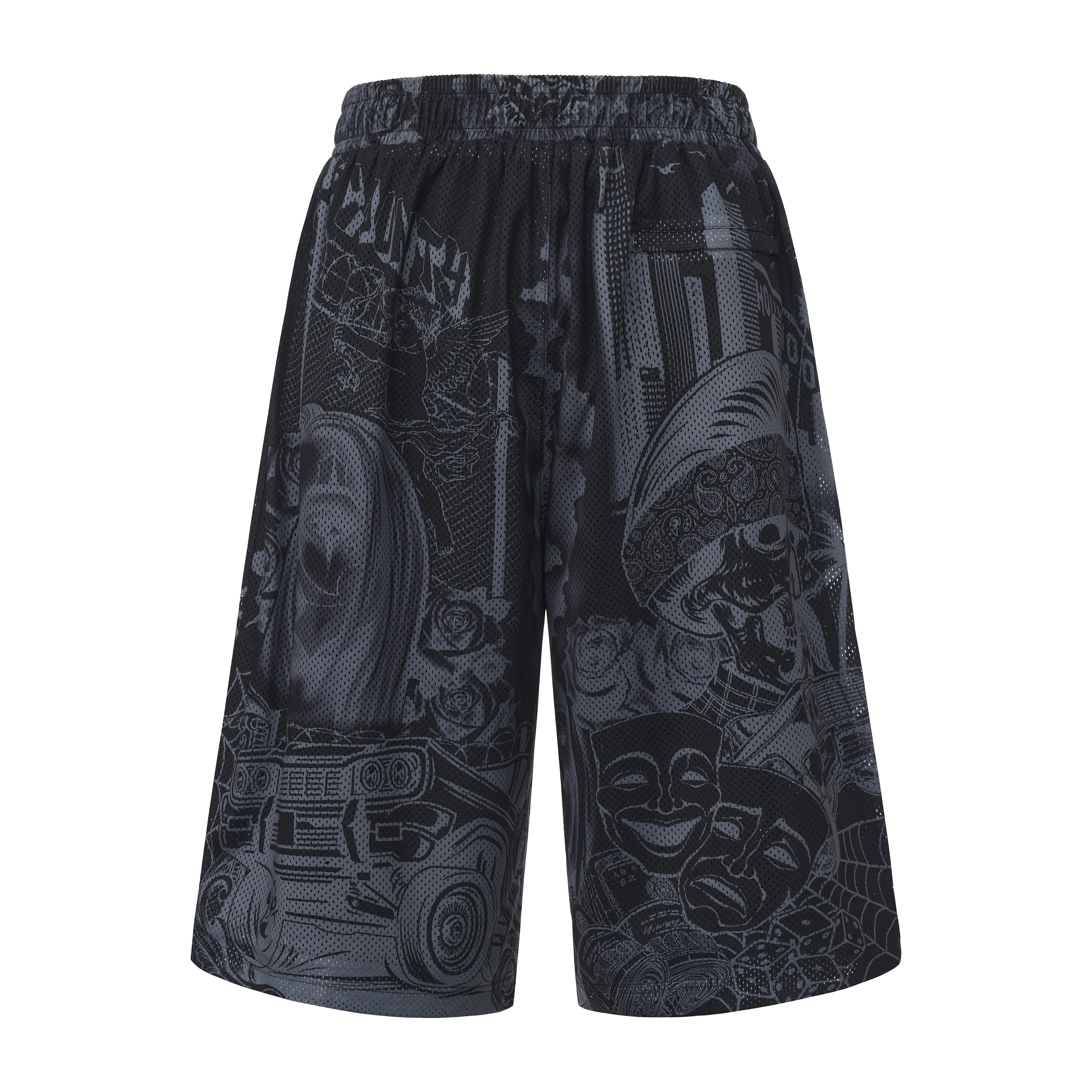 FB County Graffiti Mesh Shorts - Image 8