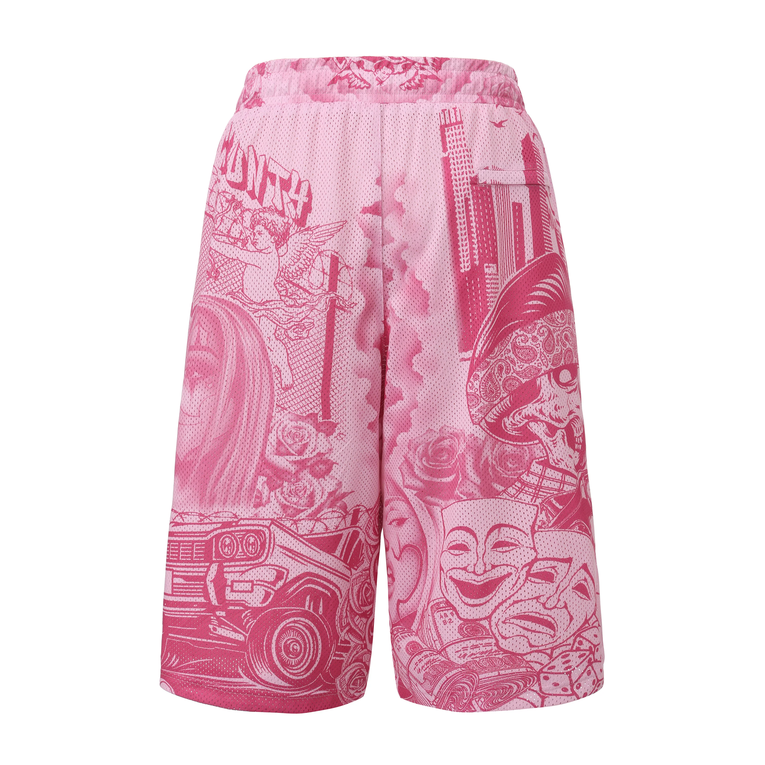 FB County Graffiti Mesh Shorts - Image 9