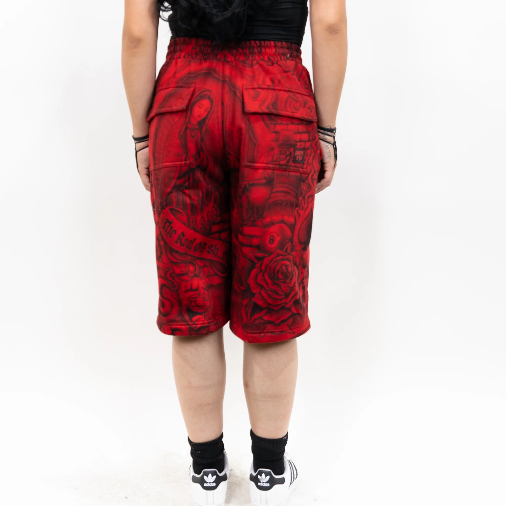 FB County Inked Up Baggy Fleece Shorts - Image 10