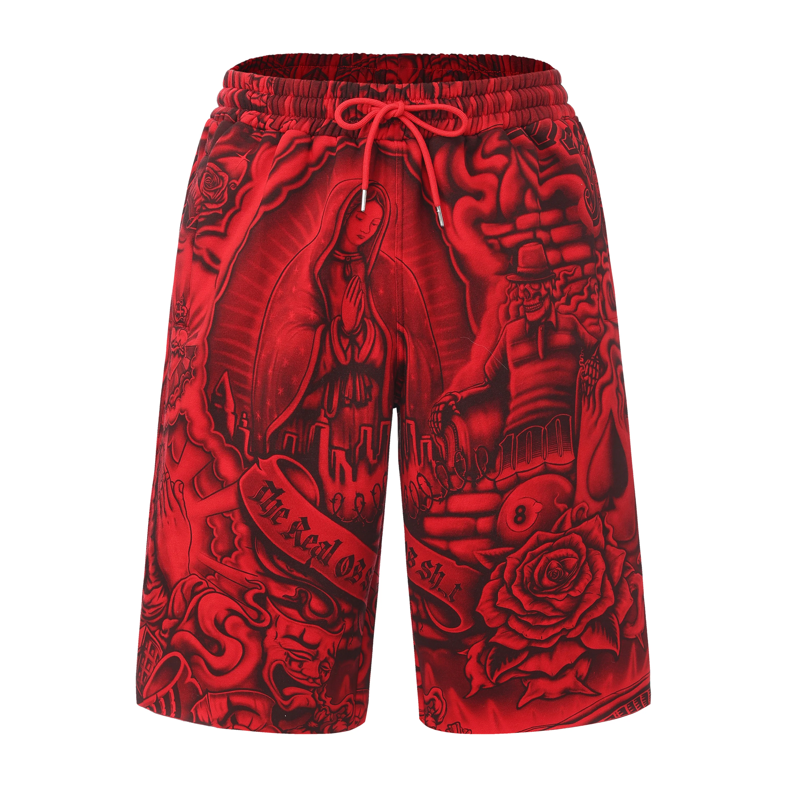 FB County Inked Up Baggy Fleece Shorts - Image 5