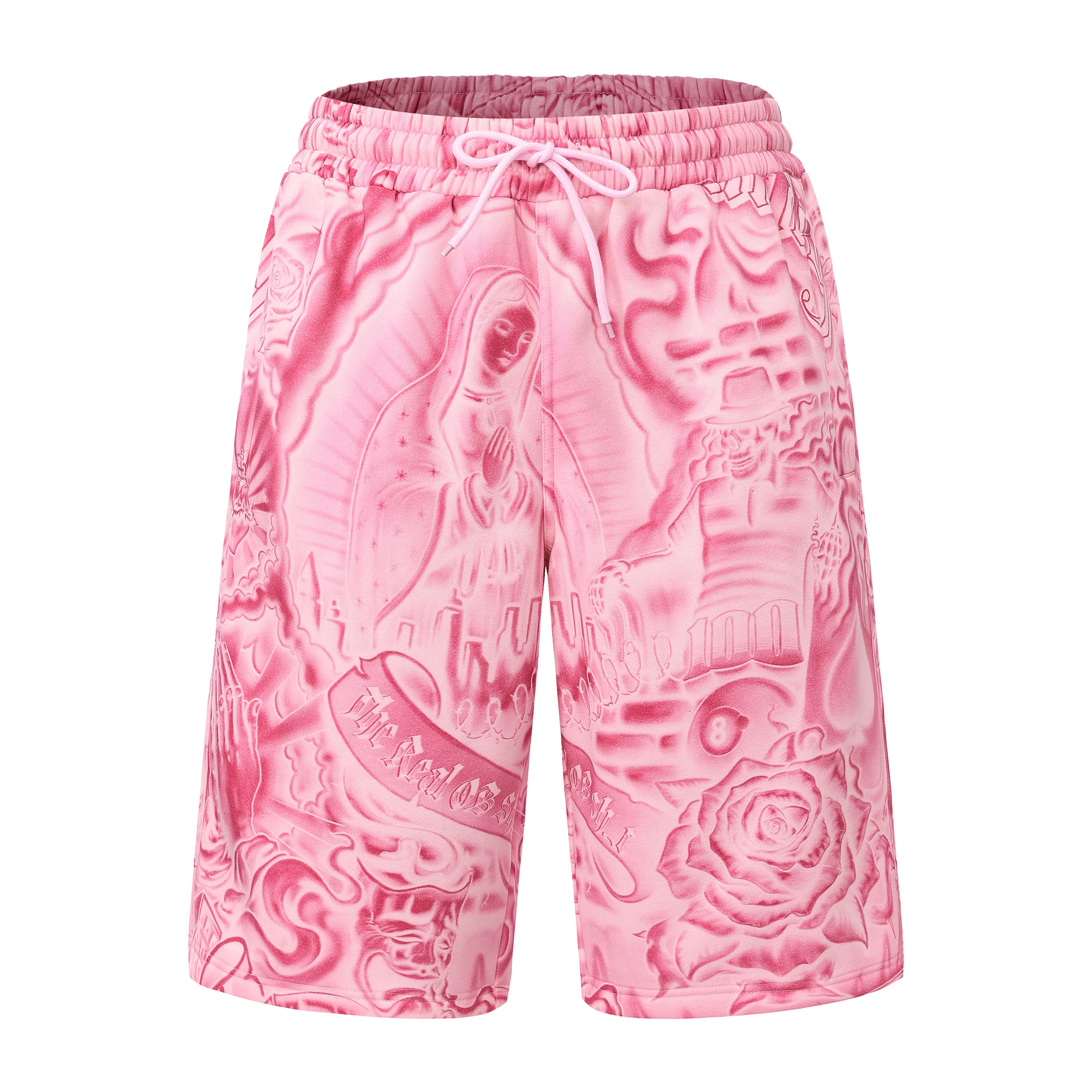 FB County Inked Up Baggy Fleece Shorts - Image 6