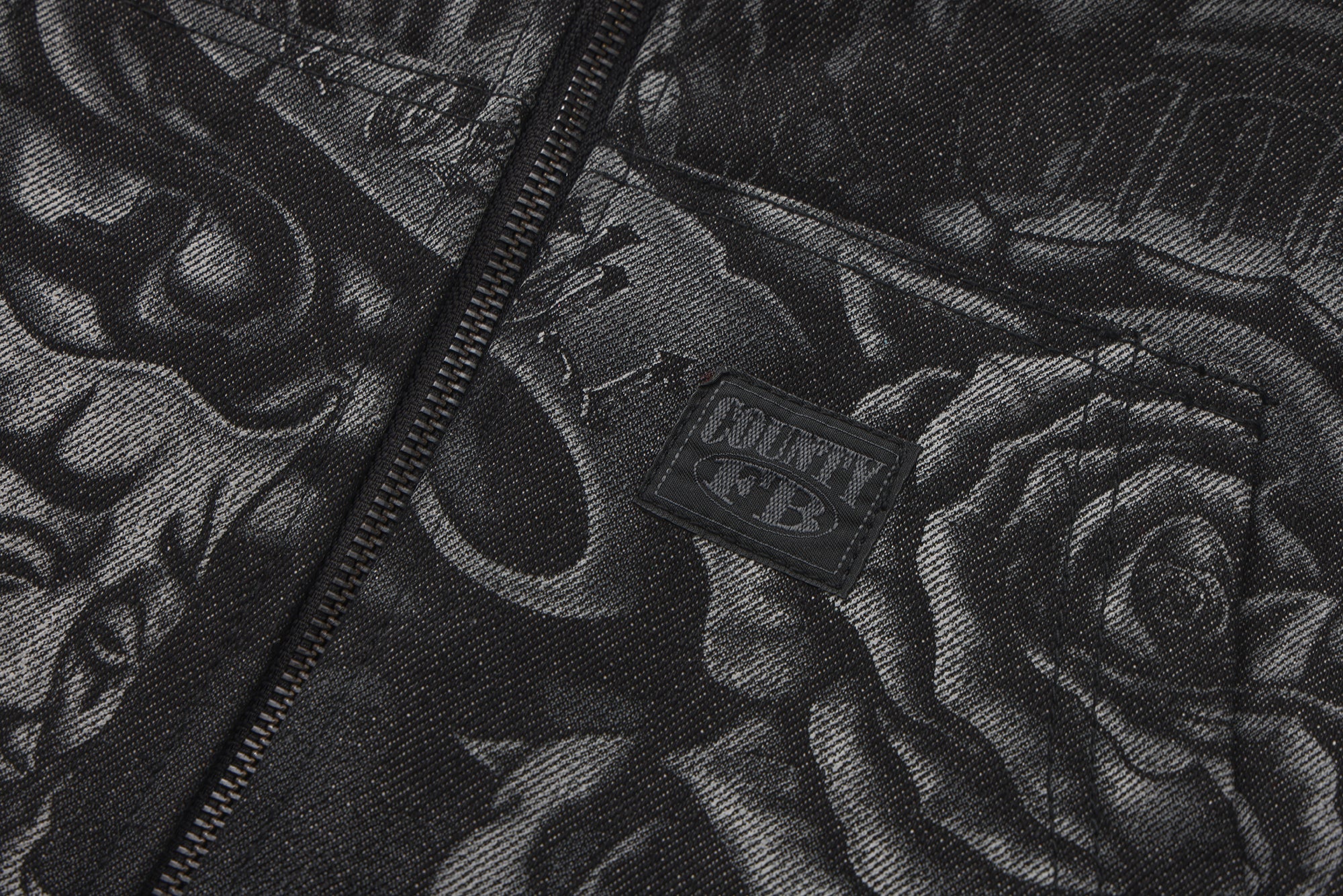 FB County Inked Up Cozy Denim Jacket - Image 12
