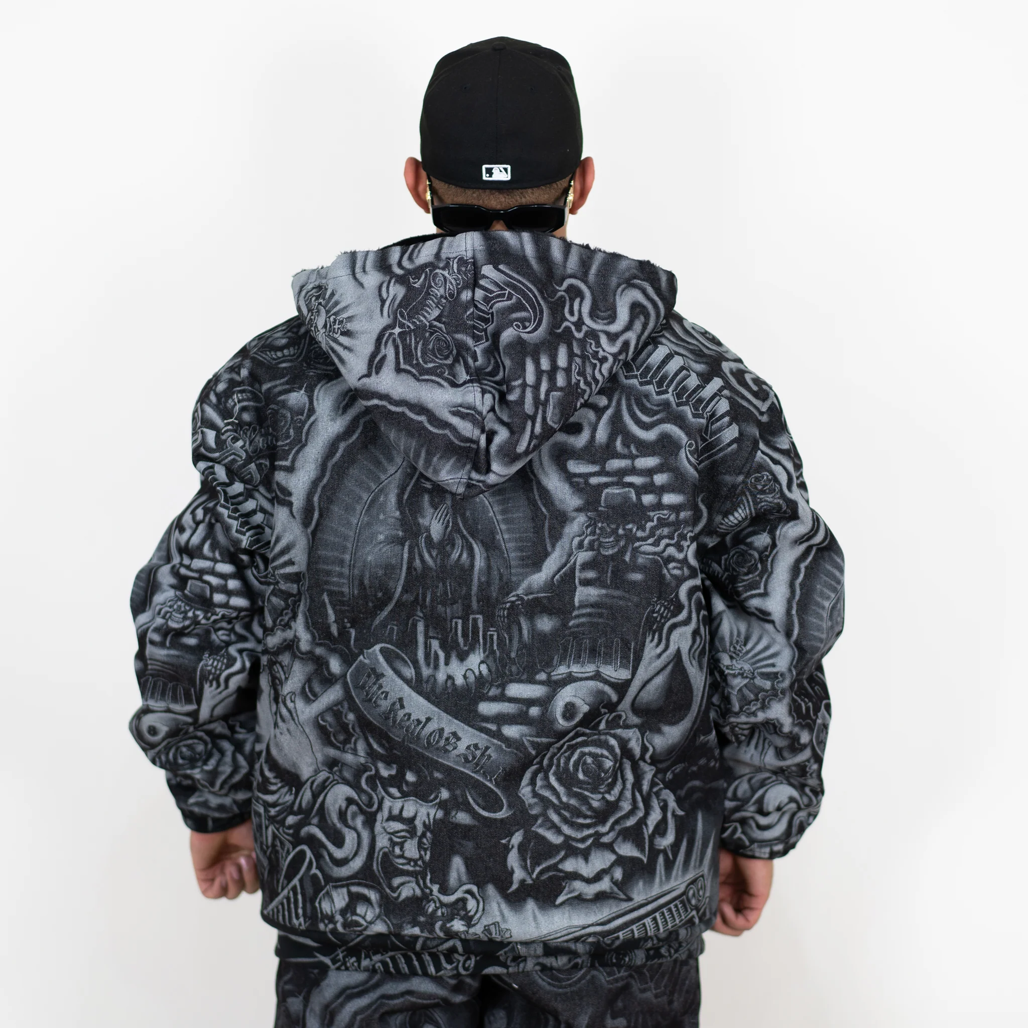 FB County Inked Up Cozy Denim Jacket - Image 3
