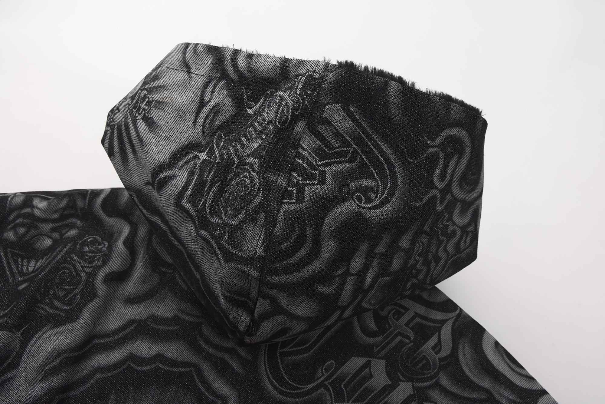 FB County Inked Up Cozy Denim Jacket - Image 9