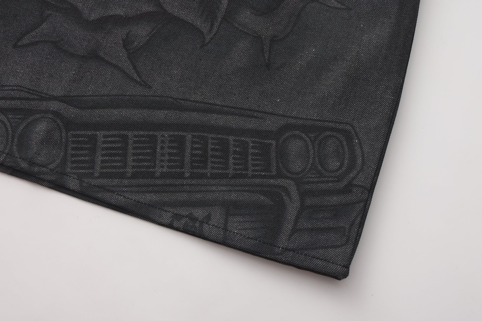 FB County Inked Up Hard Denim Short Sleeve Zip Shirt - Image 16