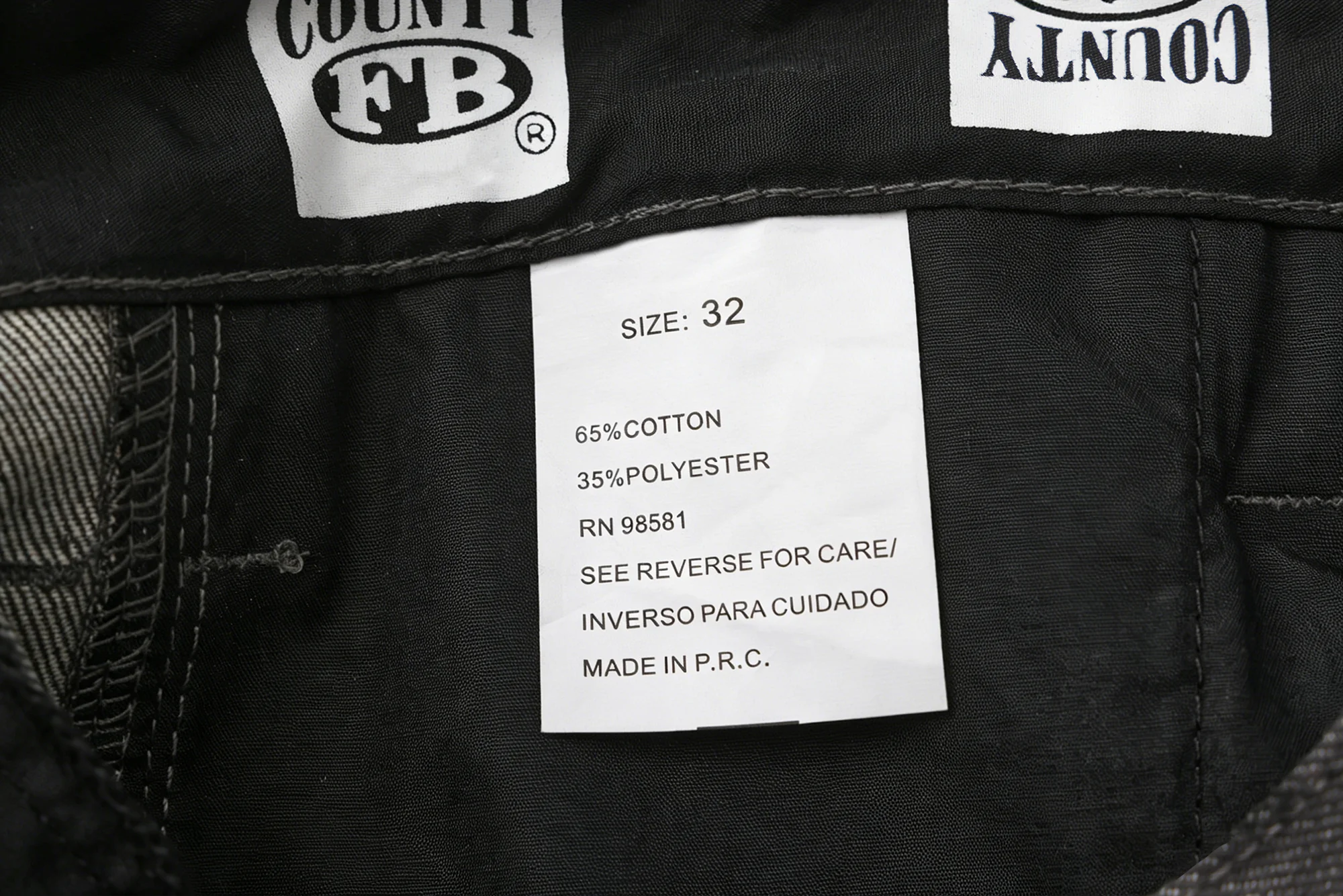 FB County Laser Printed Inked Up Hard Denim Shorts - Image 21