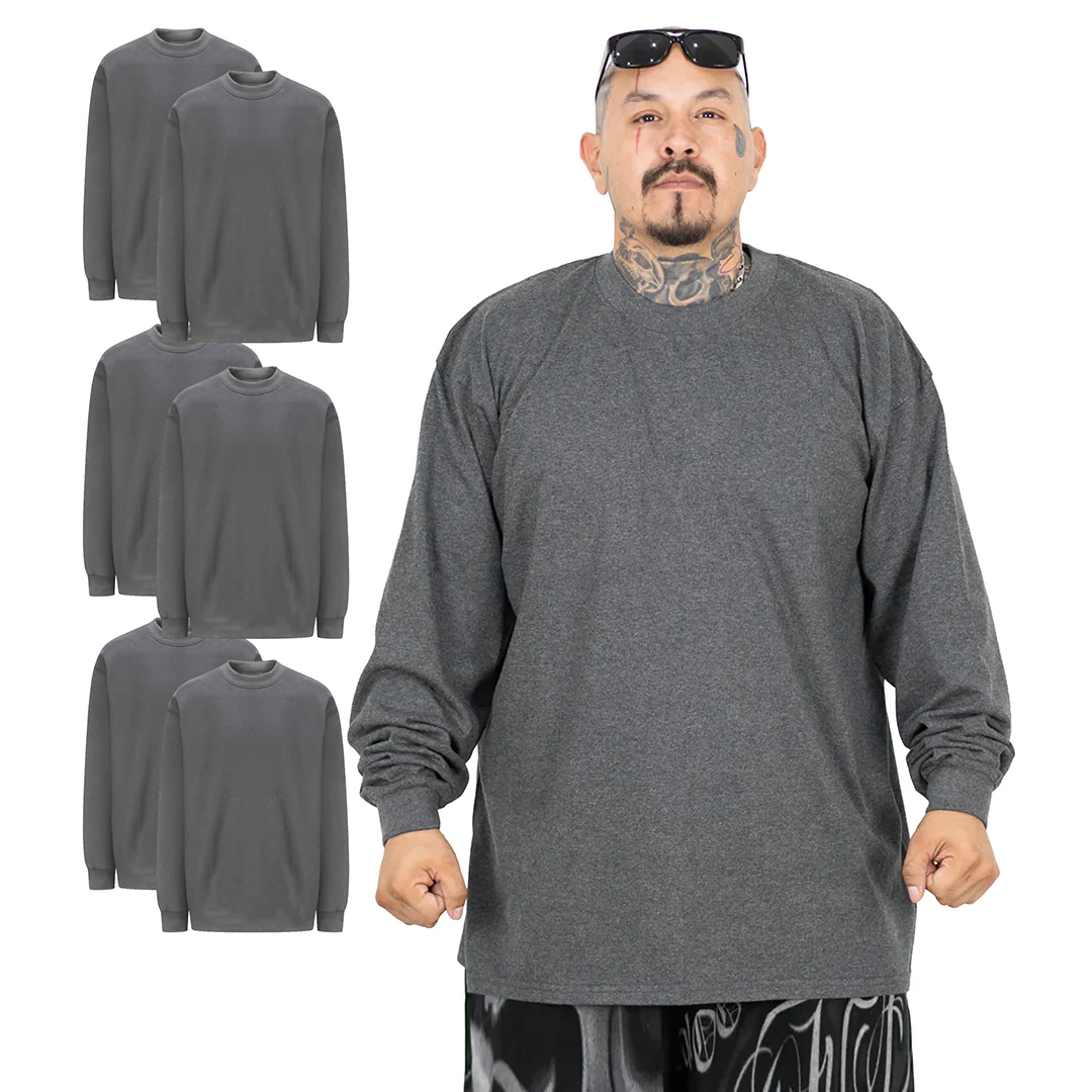 FB County Long Sleeve Heavy Hard T-Shirt (6-Pack) - Image 3