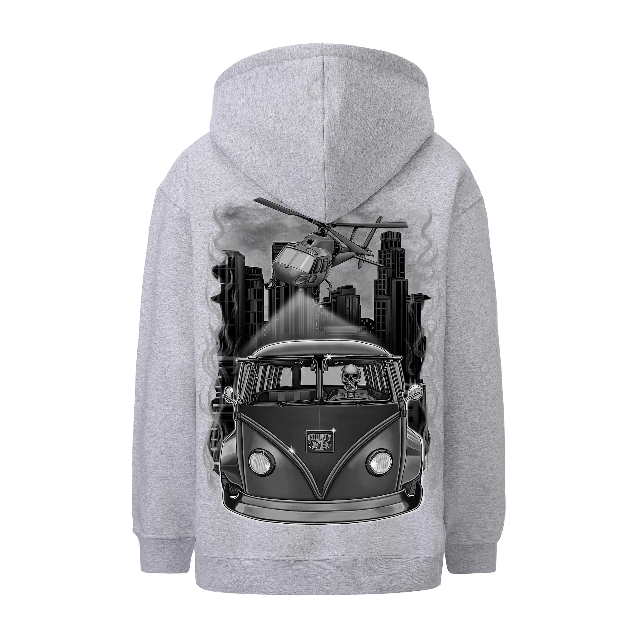 FB County Heavyweight Oversized Graphic Zip-Up Hoodies - Image 4