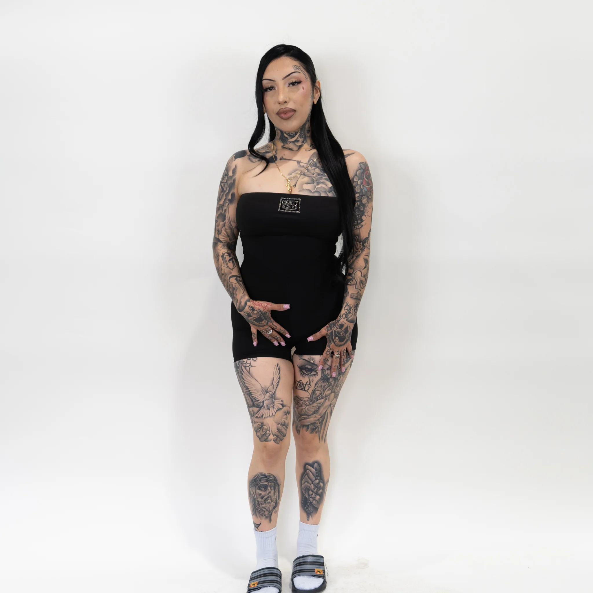 FB County Rhinestone Romper - Image 6