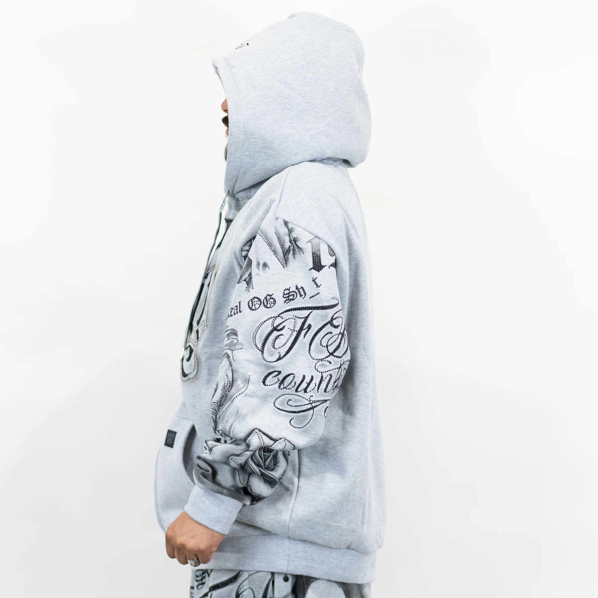 FB County Rhinestone Tatted Up Hoodie - Image 26