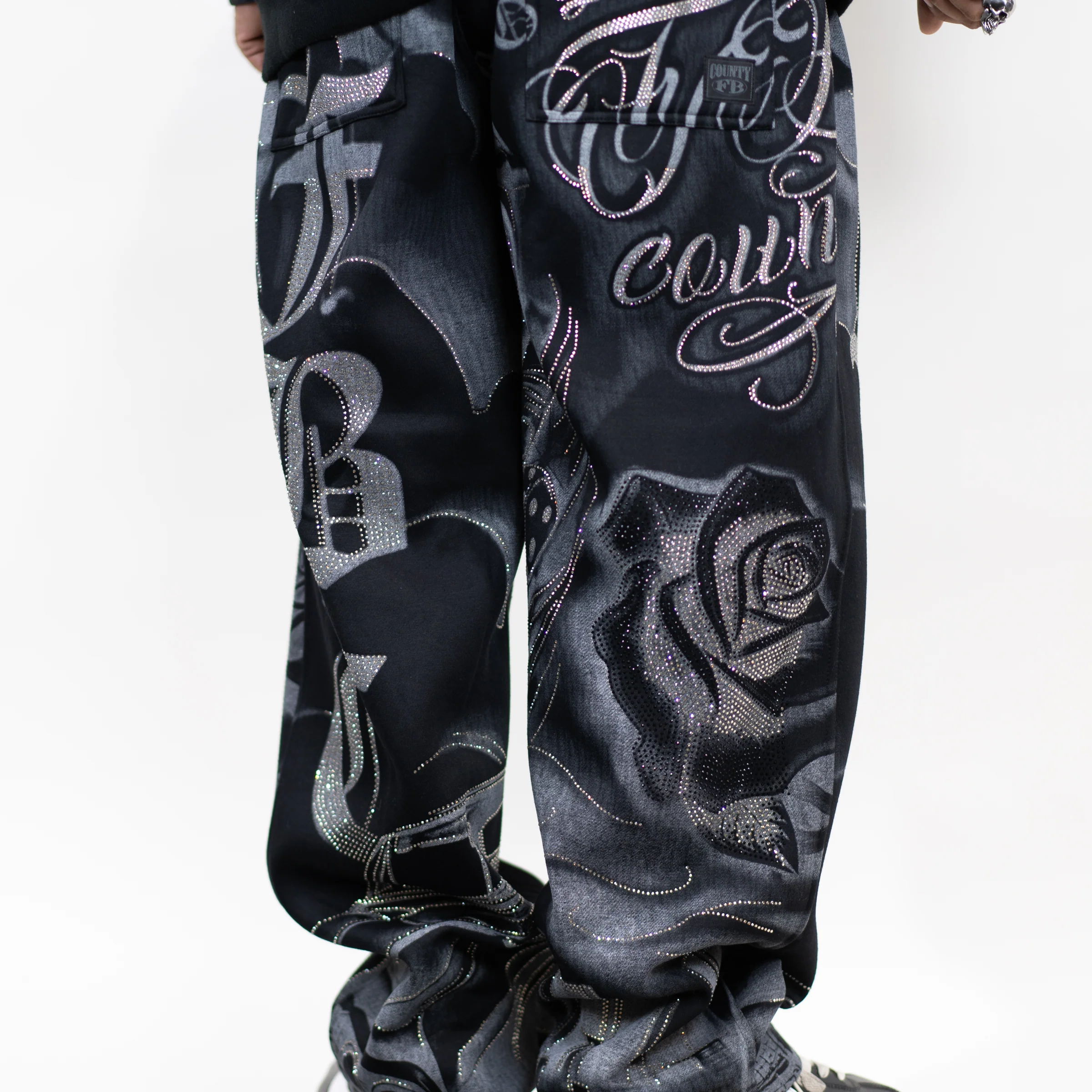 FB County Rhinestone Tatted Up Sweatpant - Image 26