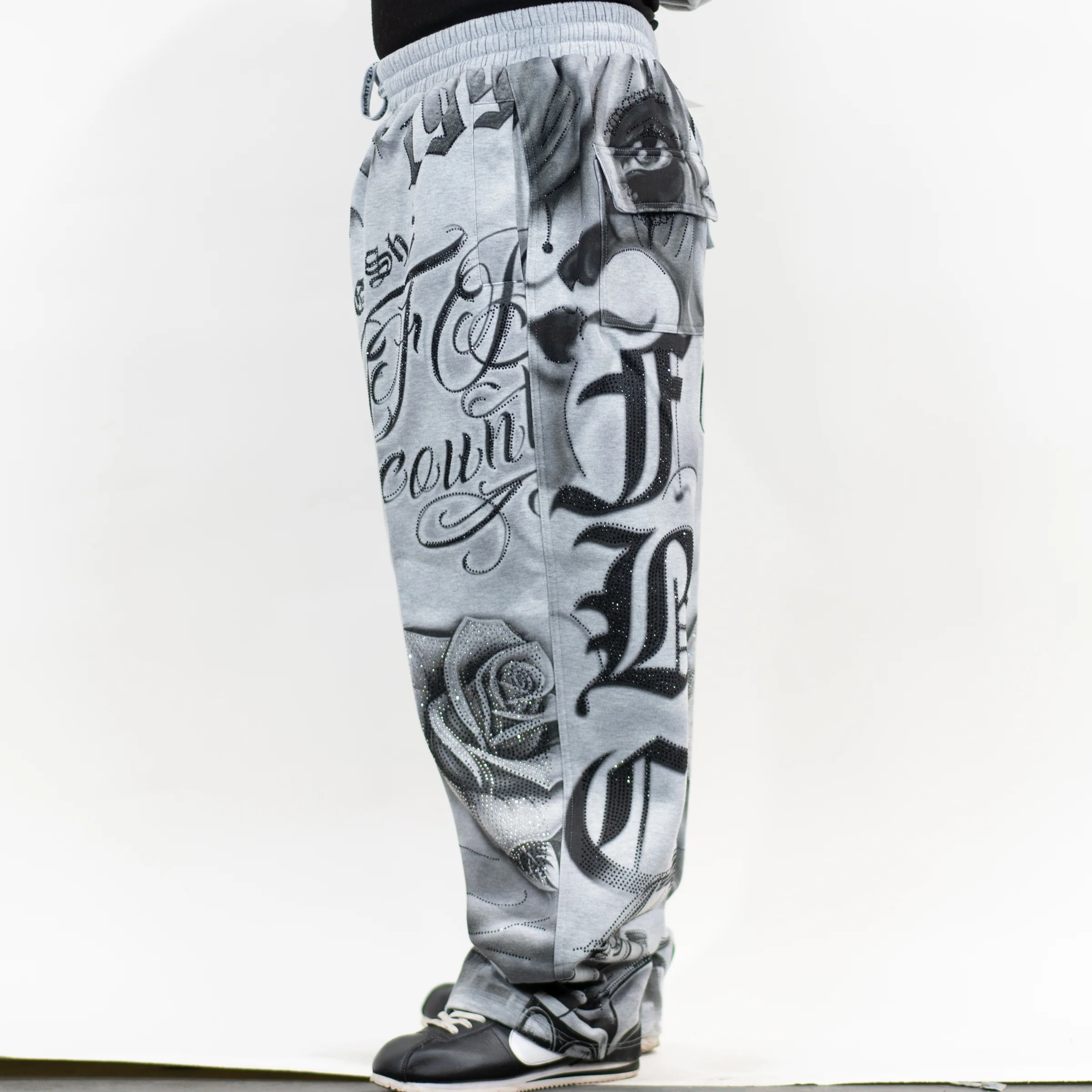 FB County Rhinestone Tatted Up Sweatpant - Image 34