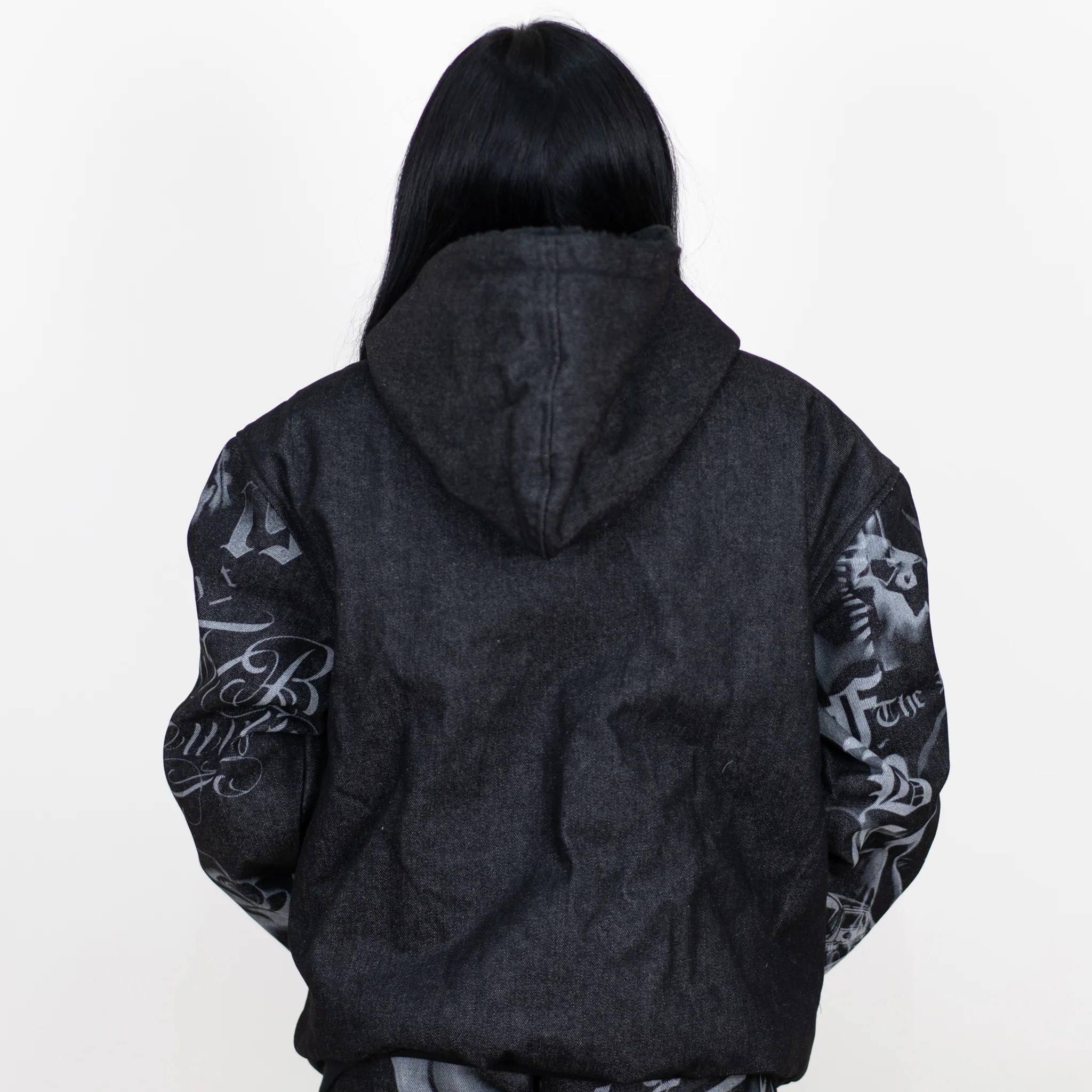 FB County Tatted Up Cozy Denim Jacket - Image 4