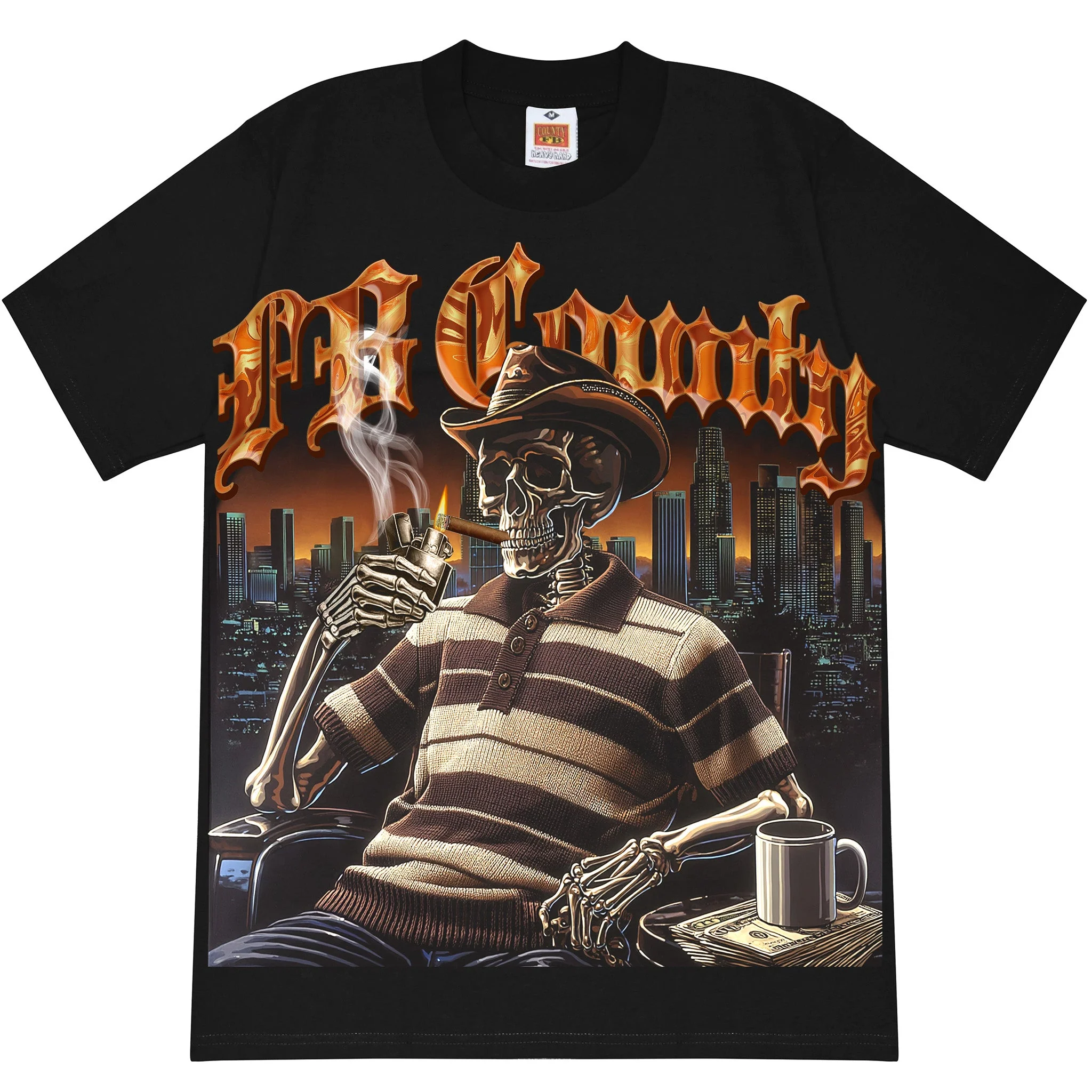 NEW FB County Graphic Heavy Hard T-Shirts - (JUMBO PRINTS) - Image 7
