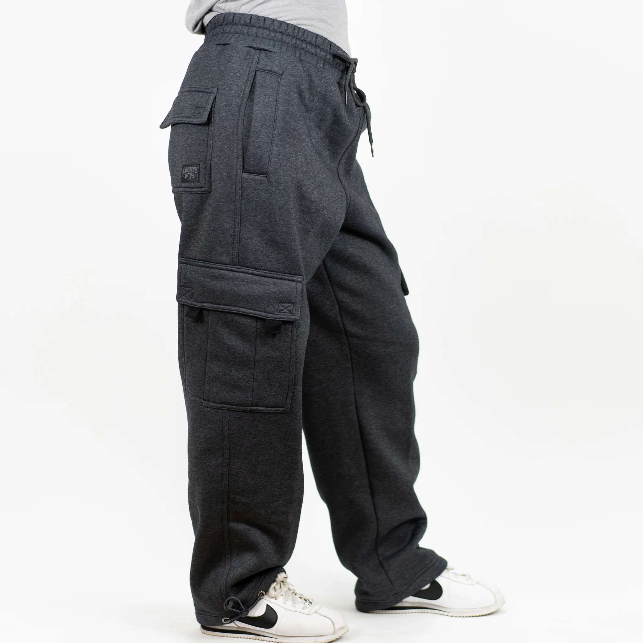 FB County Heavyweight Baggy Cargo Sweatpants - Image 14