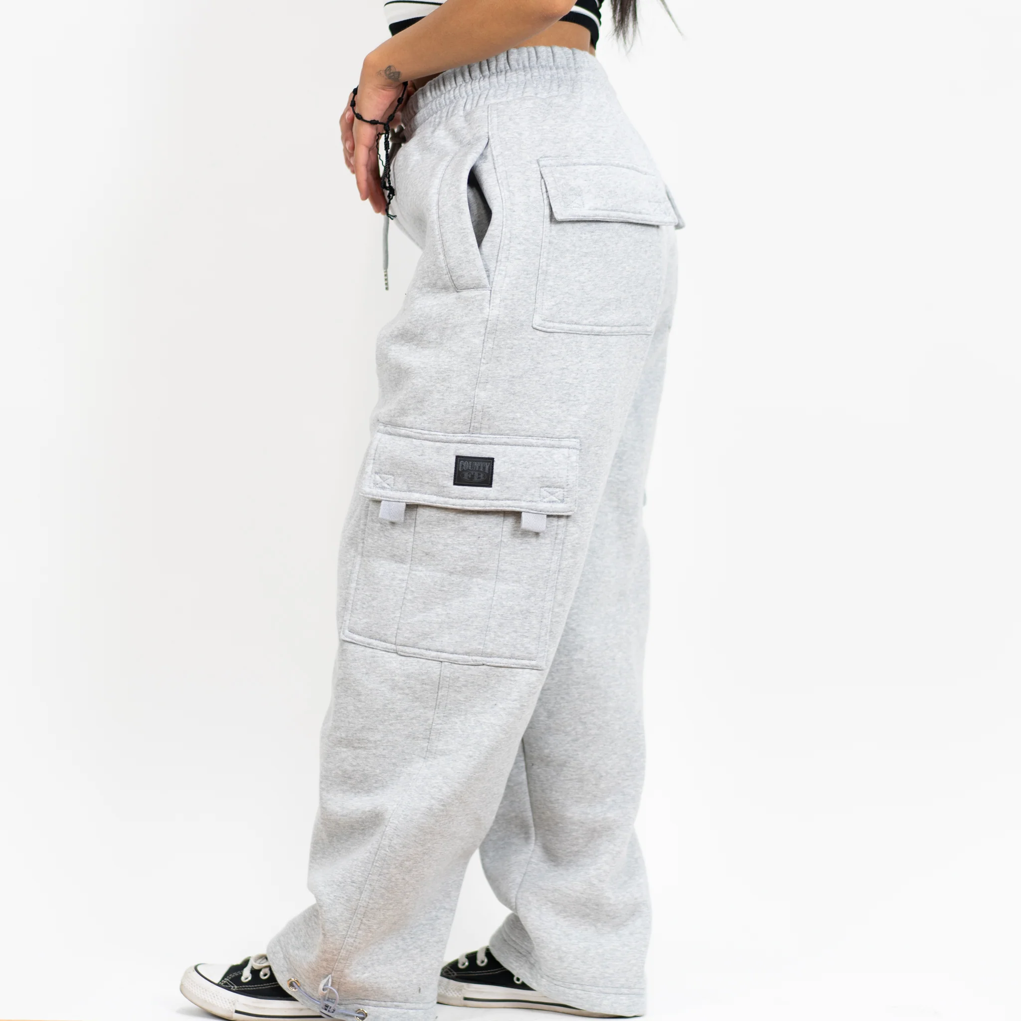 FB County Heavyweight Baggy Cargo Sweatpants - Image 18