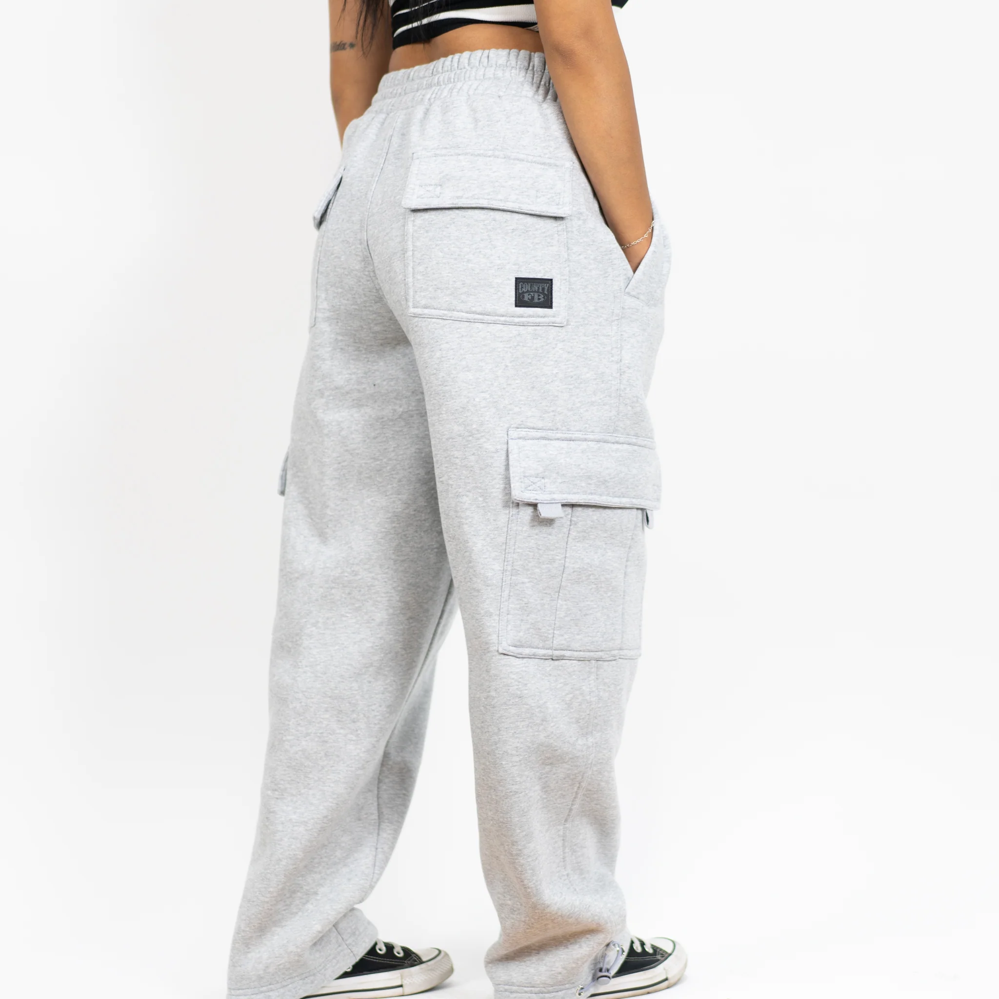 FB County Heavyweight Baggy Cargo Sweatpants - Image 20