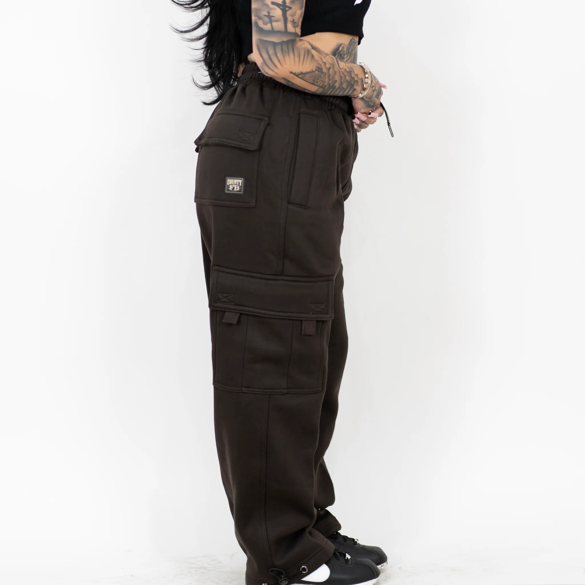 FB County Heavyweight Baggy Cargo Sweatpants - Image 24
