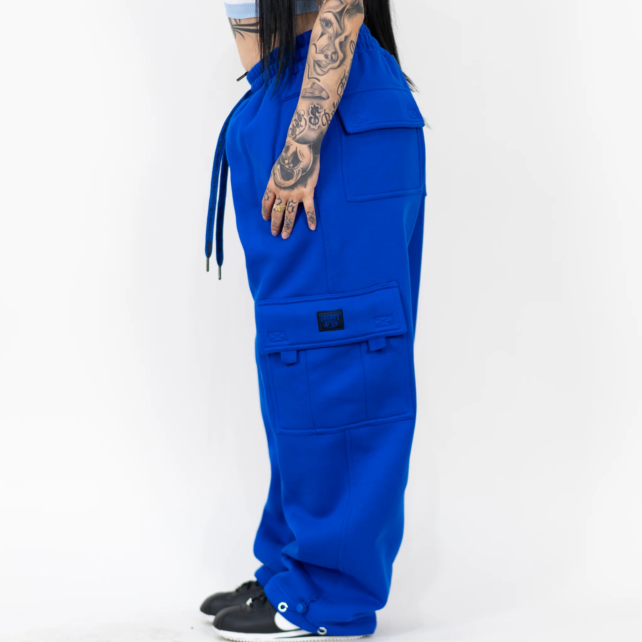 FB County Heavyweight Baggy Cargo Sweatpants - Image 38